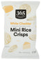 365 by Whole Foods Market White Cheddar Mini Rice Crisp, 5 Ounce