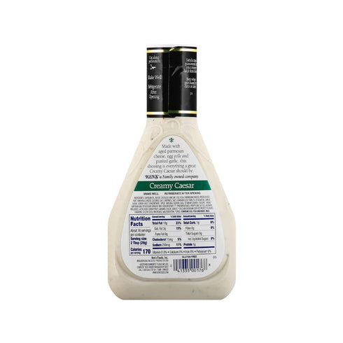 Pack,16 OZ. (Count 3) Ken's Steak House Creamy Caesar, Ranch, Asian Sesame Dressing Variety FL