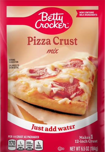12-inch 6.5 oz. Betty Crocker Pizza Crust Mix, Makes One Crust