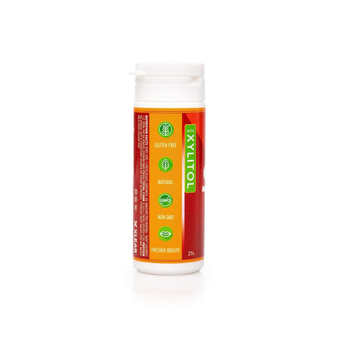 Spry Xylitol Cinnamon Mints Sugar Free Candy - Promote Oral Health, 45 Count (Pack of 1)