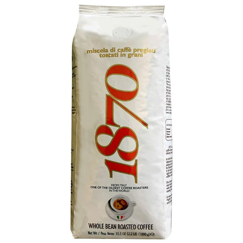 1870 by Caff Barbera: Hesperia Premium Whole Bean Roasted Coffee, 4 Bean Blend