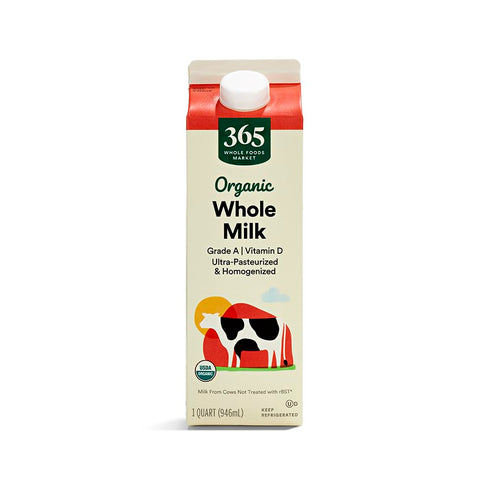 365 by Whole Foods Market Organic Whole Milk, 32 FZ