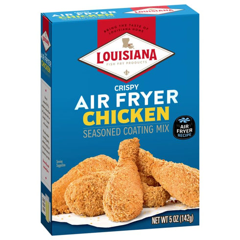 5 Oz Louisiana Fish Fry Air Fryer Chicken Seasoned Coating Mix