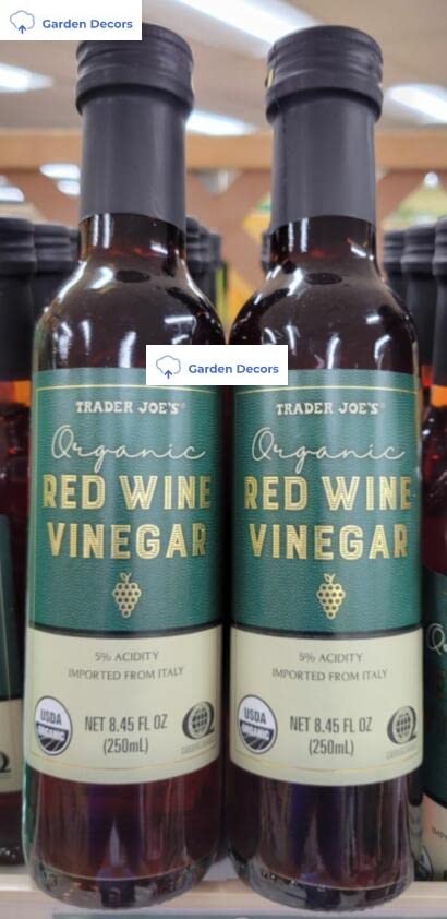 Trader Joe's2 Trader Joes Red Wine Vinegar 5% Acidity 8.45 fl oz 250ml (Two