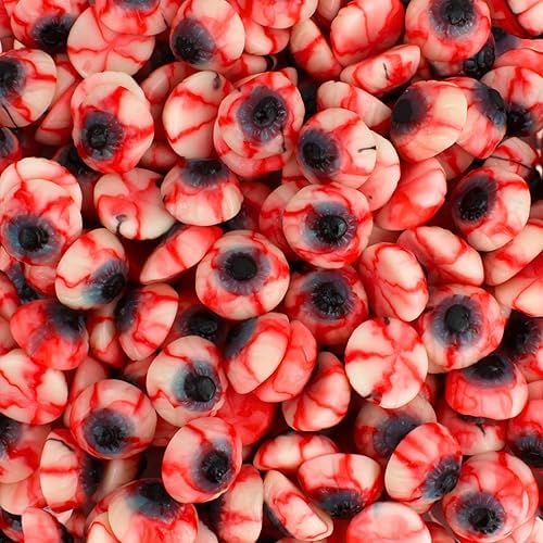 Halloween Candy - Gummy Eyeballs Candy for Drinks - Edible Jelly Halloween