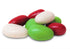 3 LBS Holiday White, Red & Green Jordan Almonds by Its Delish, Bulk | Candied Almonds with Sweet Hard Candy Coating