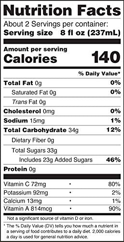 15.2 Oz (Pack 12) Langers Juice, Mango Nectar, Fl