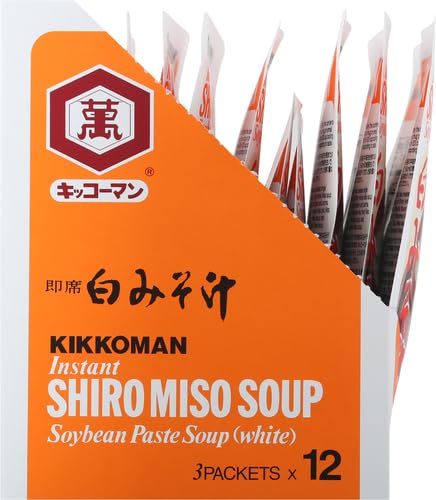 3 1.05 oz Kikkoman Instant Shiro Miso Soup, ct