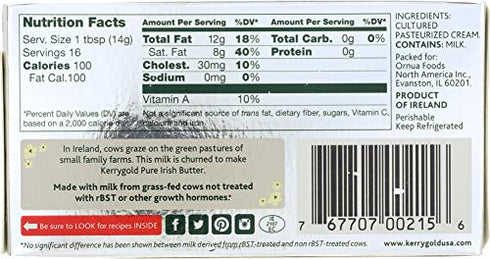 kerrygold (NOT A CASE) Pure Irish Butter Sticks Unsalted