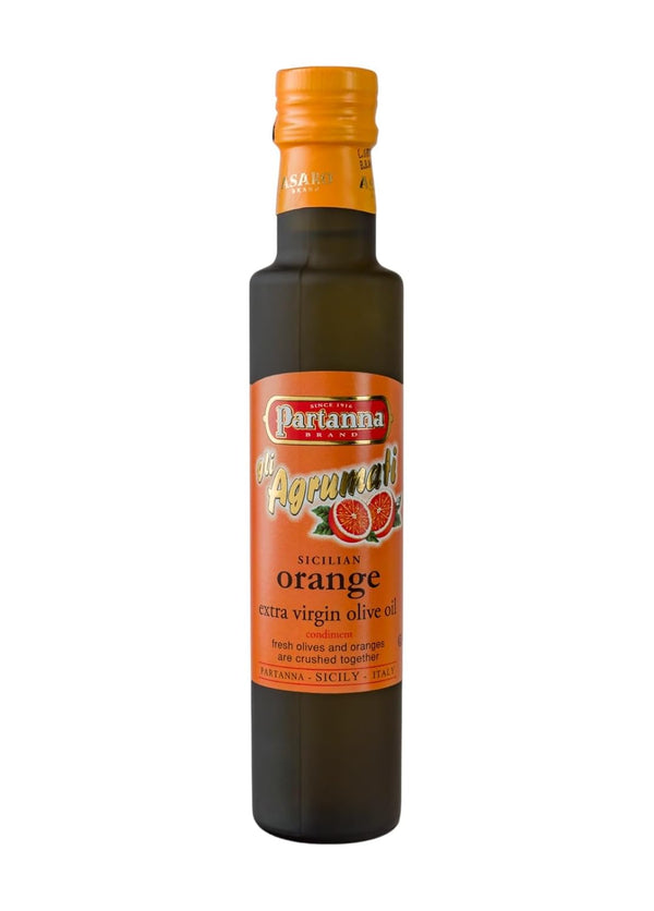 Partanna Extra Virgin Olive Oil pressed with Sicilian Moro Orange - Premium