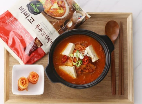 Alliving 16.22oz (3pack) Traditional Korean food Kimchi Stew with Tofu