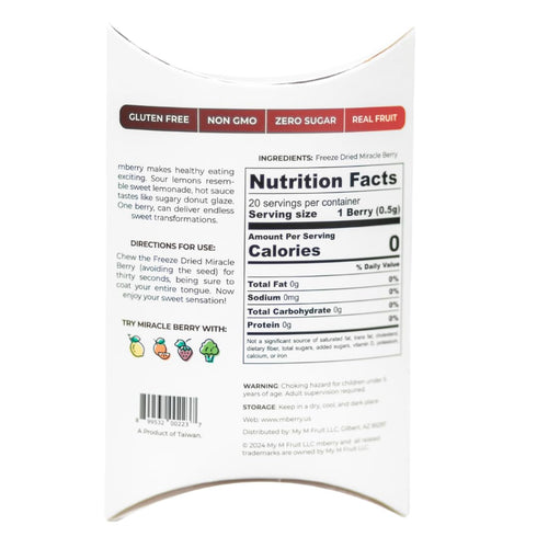 20 mberry Freeze Dried Miracle Berries, Berries