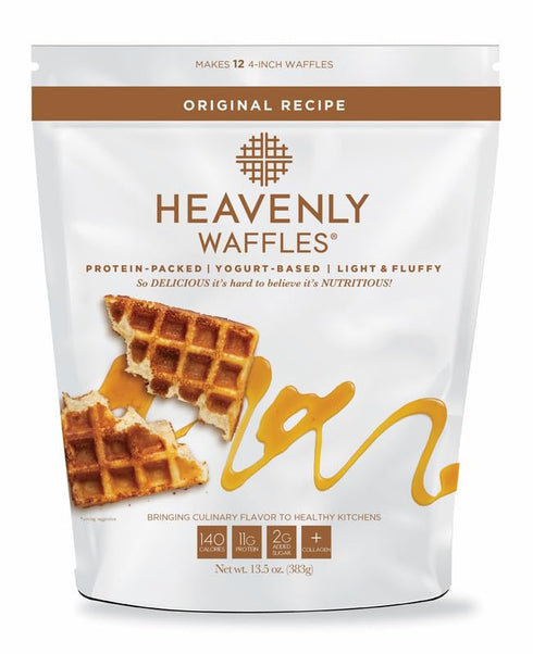 Heavenly Waffles Mix, Original Recipe, 11g Protein, Yogurt Based, Healthy and Nutritiously