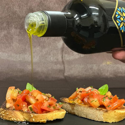 Galbasa 16.9 oz - Organic Olive Oil from Sicily, Italy - Extra Virgin, First Cold Pressed, Early Harvest - Polyphenol