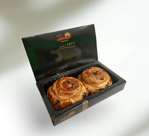 6 Gulluoglu Soft Bagel (Ama), pieces (Cheese), daily fresh shipment from Istanbul/Turkey