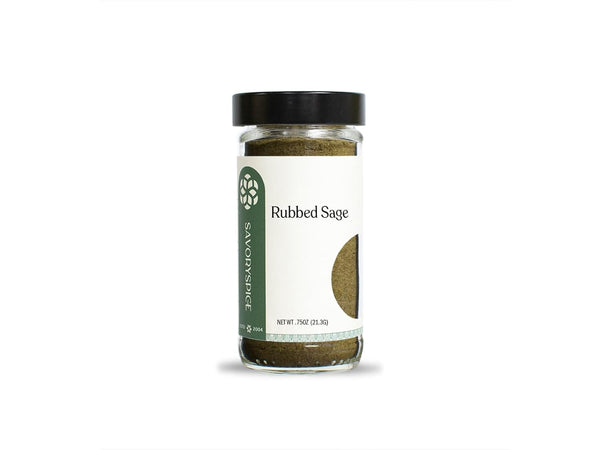 Savory Spice Rubbed Sage (0.75 oz) - Dried Sage Leaves Seasoning for