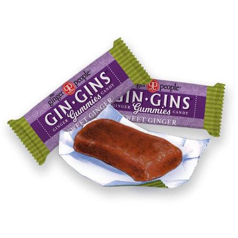 Gummies Gummies 1 lb (16oz) Pack 2 GIN GINS Sweet Ginger Natural Fresh Ginger Candy by The Ginger People Sweet Ginger