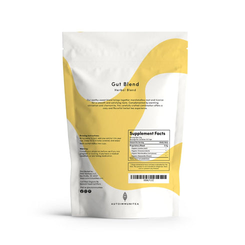 AutoimmuniTea 15 Digestive Tea Leaky Gut Blend by Overall Digestive Support, and Stomach Sooth, Made of Organic