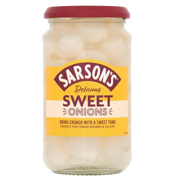 Haywards Sarsons Sweet & Mild Silverskin Onions 460g (Pack of 1)