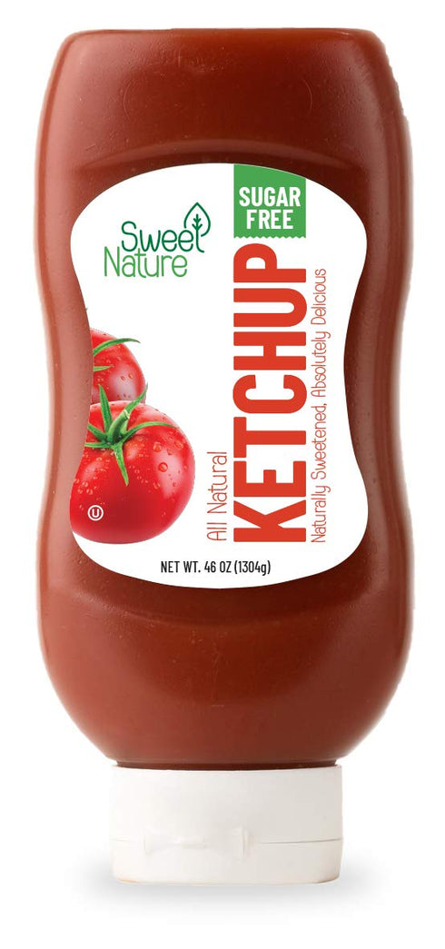 (16 oz) Sweet Nature Birch Xylitol Ketchup - Non GMO - Sugar Free - Kosher - Made in the U.S.A. - Keto Friendly