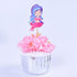 Double Sided Mermaid 24 PCS Handmade Pretty Mermaid Cupcake Toppers for Birthday, Bridal Shower, Baby Shower