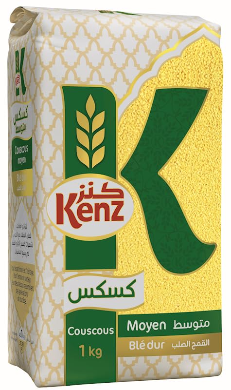 Kenz Premium Original Moroccan Barley Couscous - 1kg | All-Natural & 100% Vegan