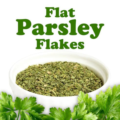 6 Food to Live Flat Parsley Flakes, Ounces Dried Fresh Aromatic Herb Seasoning. Great Addition to Cooking, Soups