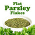 6 Food to Live Flat Parsley Flakes, Ounces Dried Fresh Aromatic Herb Seasoning. Great Addition to Cooking, Soups