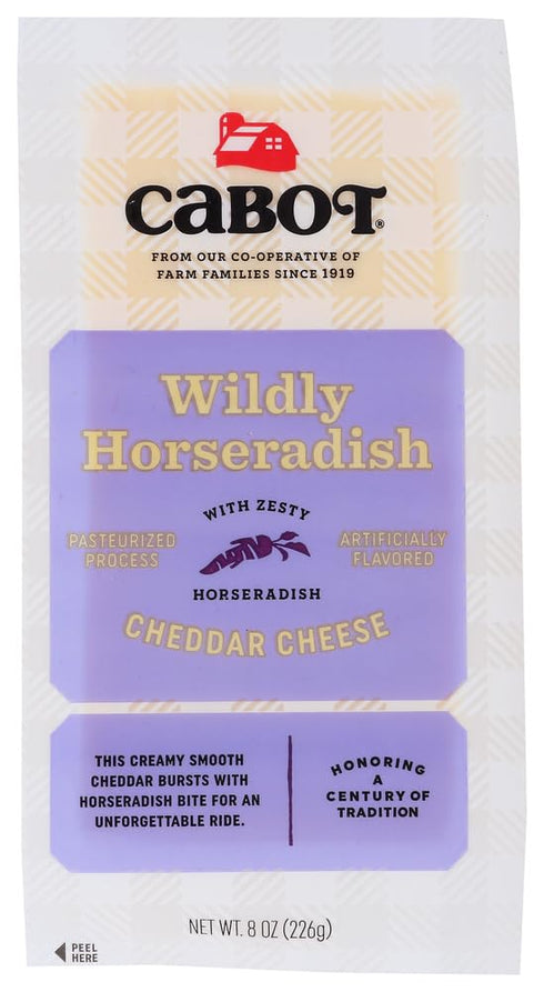 Cabot Horseradish Cheddar, 8oz.