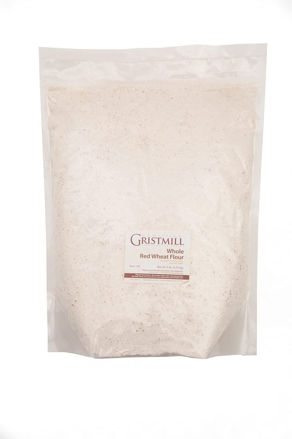 Homestead Gristmill Stone Ground Whole Red Wheat Flour - Non-GMO, Chemical-Free Artisanally