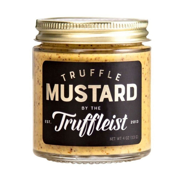 The Truffleist Truffle Mustard Infused with Real Black Truffles Italian Truffle Mustard