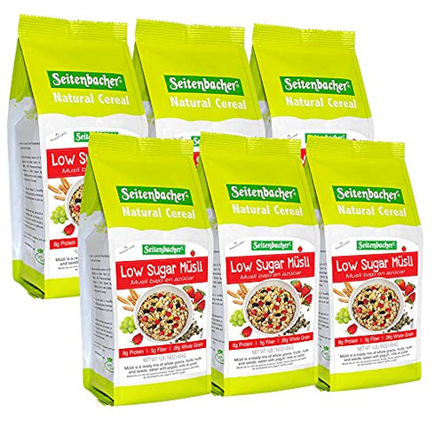 Seitenbacher 16 Low Sugar Muesli Natural Cereal, Ounce