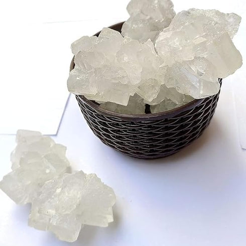 Generic (500, Organic Herb Dhaga Mishri, Rock Sugar Crystals, Sugar Crystals, Mishri Dana, Thread Crystals, Kuja