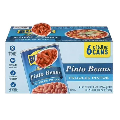 Generic Pinto Beans, 16 Ounces, 6 Pack (16 oz., 6 pk. (1 Box))