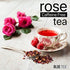 BLUE TEA - Rose Tea - 0.88 Oz (25 Cups) Loose, Rich in Vitamin-C, Caffeine Free Herbal Tea in Pet Jar