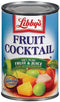 Libby's Fruit Cocktail in Pear Juices Concentrate 15oz Can (Pack of 6)