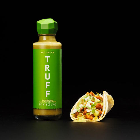 TRUFF Gourmet Jalapeño Lime Hot Sauce, 6 oz with Black Winter Truffles & Green Jalapeño Peppers
