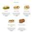 9 Laylas Delicacies Mediterranean Treats Gift Box for Ramadan Mubarak - Handmade Healthy Mixed Nutty Flavors Pastries
