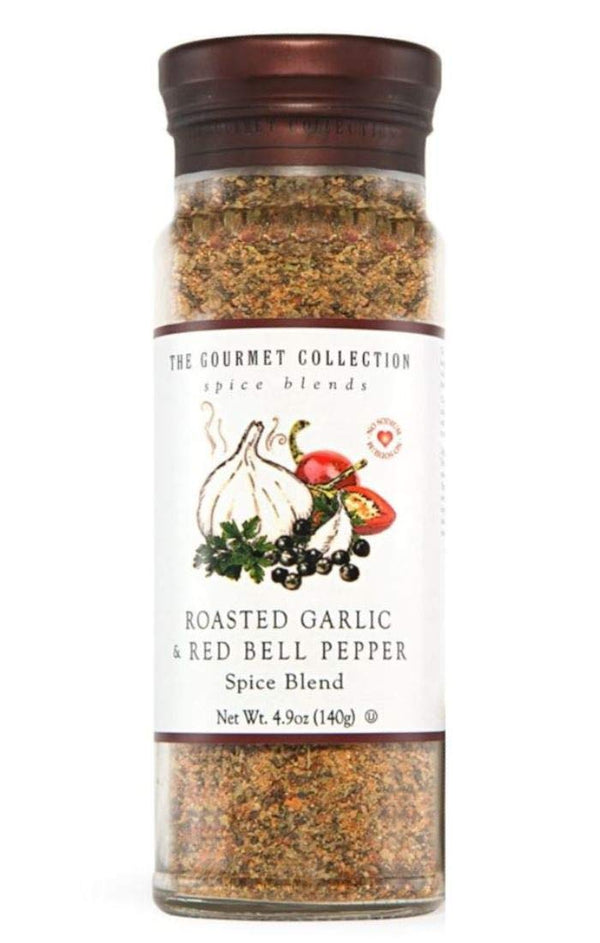The Gourmet Collection Roasted Garlic and Red Bell Pepper Blend - Garlic Powder Seasoning, Salt Free
