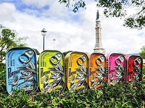 Porthos 3 125 Sardines in Teriyaki Sauce tins x g, /Portugal