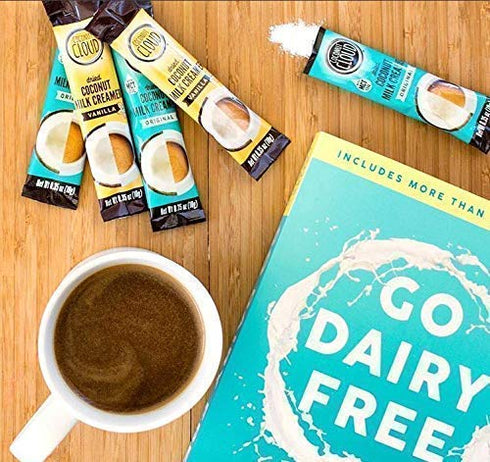 Coconut Cloud Dairy-Free Coffee Creamer, Minimally Processed, Vegan, Gluten Free, Non-GMO (Vanilla - 20 Sticks)