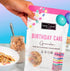 0g -12oz, 6 Pack Safe + Fair Birthday Cake Granola Gluten-Free, Vegan & Plant-Based Snack with Natural Sprinkles Trans