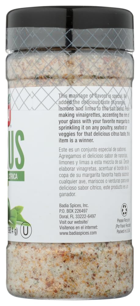 Badia 7 Oz, Pack 6 SALT CITRUS