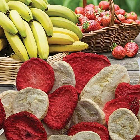 Pack, 24 100% Packaging Brothers All Natural Freeze Dried Fruit Crisps, Variety Single Serve Bags, Fuji Apple