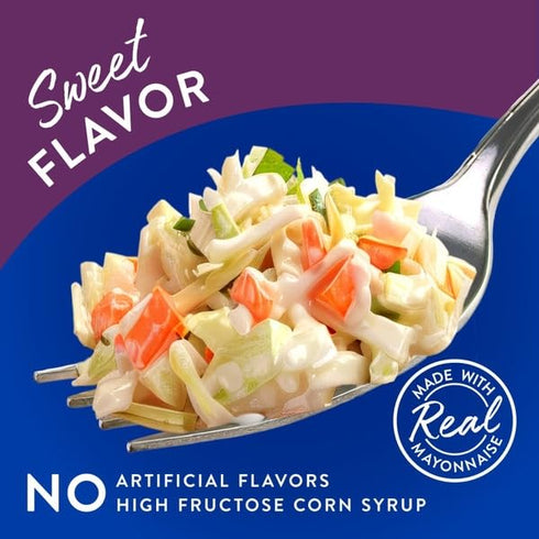 Generic 16 oz, Sweet Coleslaw, Fresh & Creamy Cabbage Salad, Deli Side Dish, Perfect BBQ Side, Sandwich Topping