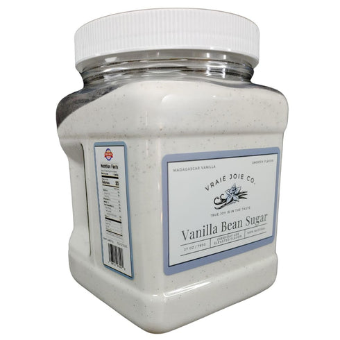 1.8 lbs 1 Pack 27 Oz Organic Madagascar Vanilla Ultra-fine Sugar | For Chefs, Home Cooking, Ice Cream, Cocktails
