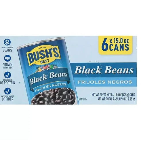 Generic 15 6 Pack (15 6 (1 Black Beans, Ounce Can, Ounce Pk Box))