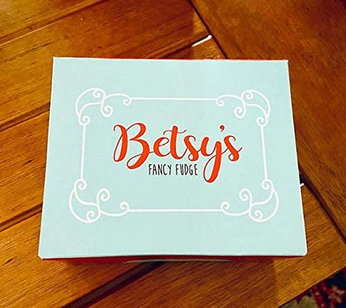 Betsy's Fancy Fudge 1 LB 4 CHOCOLATE PEANUT BUTTER FUDGE, in Wrapped Pieces, Gluten Free Candy, Fresh Artisan Fudge