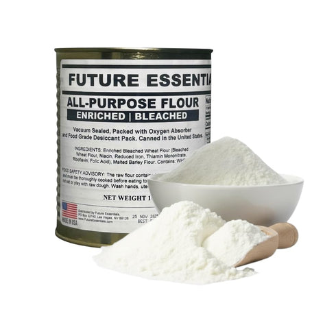 1 (16 oz #2.5 Future Essentials All Purpose Flour Shelf-Stable, Long-Term Storage Baking Flour for Emergency