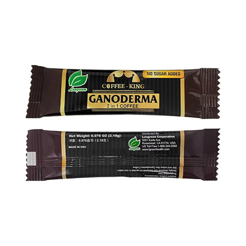 2-in-1 30 (Pack 4) Ganoderma Reishi Coffee Mix Instant Mushroom Coffee | NO SUGAR ADDED | sachets
